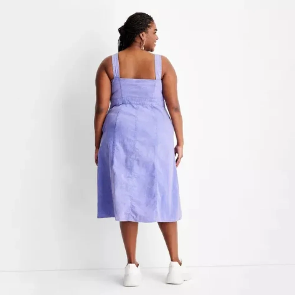 Purple Denim Dress Future Collective with Gabriella Karefa-Johnson - Picture 2 of 9